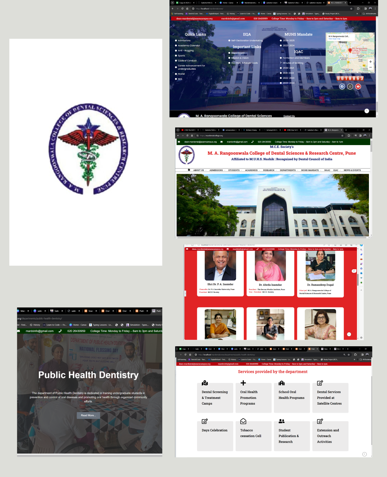 Website Development Project for M.A. Rangoonwala College