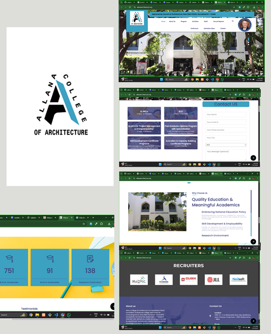 Allana College of Architecture Website